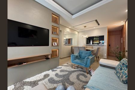 Sala de apartamento à venda com 2 quartos, 86m² em Jardim Las Vegas, São Paulo