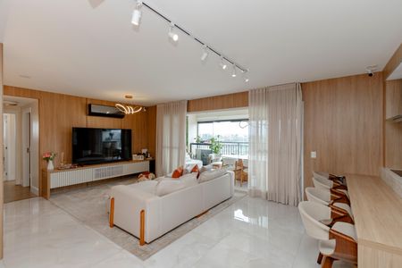 Sala de apartamento à venda com 3 quartos, 136m² em Jardim Dom Bosco, São Paulo