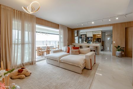 Sala de apartamento à venda com 3 quartos, 136m² em Jardim Dom Bosco, São Paulo