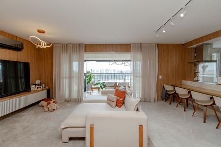 Sala de apartamento à venda com 3 quartos, 136m² em Jardim Dom Bosco, São Paulo