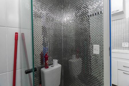 Banheiro Social de kitnet/studio à venda com 1 quarto, 20m² em Vila Santa Clara, São Paulo