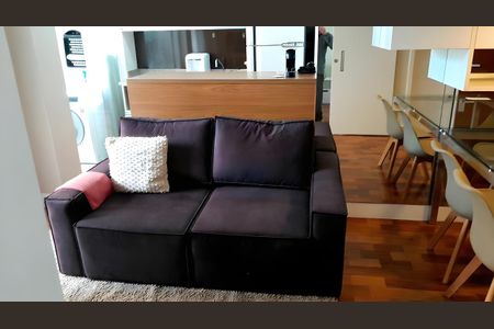 Sala de apartamento para alugar com 1 quarto, 48m² em Moema, São Paulo