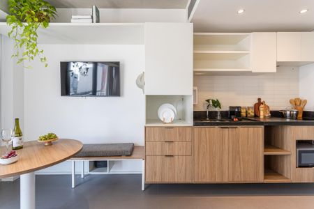 Studio de kitnet/studio para alugar com 1 quarto, 30m² em Jardim das Bandeiras, São Paulo