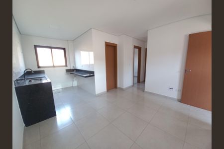 Sala de apartamento para alugar com 2 quartos, 48m² em Vila Voturuá, São Vicente
