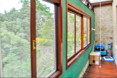 Varanda da Sala de casa de condomínio à venda com 3 quartos, 215m² em Santa Tereza, Porto Alegre