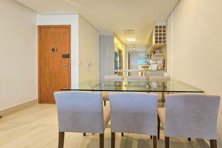 Sala de apartamento para alugar com 4 quartos, 143m² em Jardim das Conchas, Guarujá