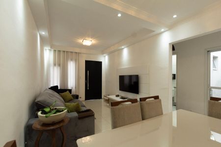 Sala de casa de condomínio para alugar com 3 quartos, 139m² em Caguaçu, Sorocaba