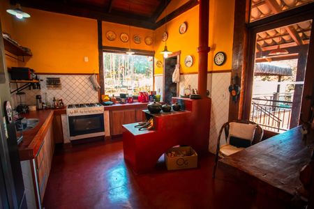 Cozinha de casa à venda com 5 quartos, 500m² em Fazenda do Engenho, Nova Lima