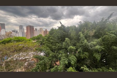 Sala/Quarto vista de apartamento à venda com 1 quarto, 28m² em Taquaral, Campinas