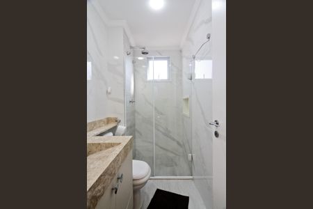 Banheiro da Suíte 1 de apartamento à venda com 3 quartos, 90m² em Vila Pirituba, São Paulo