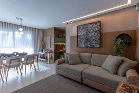 Sala de apartamento à venda com 2 quartos, 68m² em Pampulha, Belo Horizonte