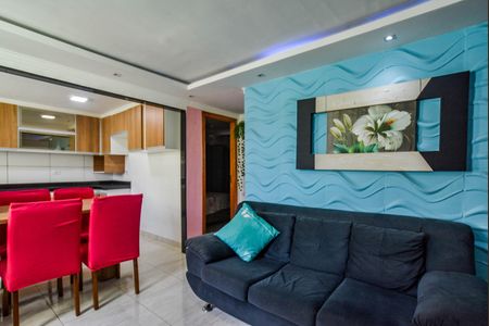 Sala de apartamento à venda com 2 quartos, 53m² em Vila Camilópolis, Santo André