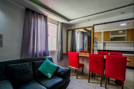 Sala de apartamento à venda com 2 quartos, 53m² em Vila Camilópolis, Santo André