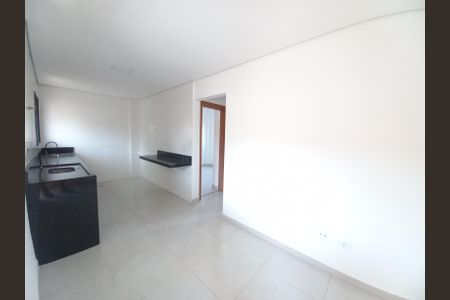 Sala/Cozinha de apartamento para alugar com 2 quartos, 49m² em Vila Voturuá, São Vicente