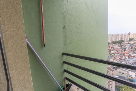 Varanda da sala de apartamento à venda com 2 quartos, 60m² em Jardim Diadema, Diadema