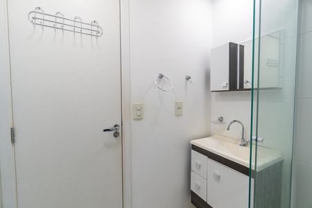 Banheiro Social de kitnet/studio à venda com 1 quarto, 26m² em Planalto Paulista, São Paulo