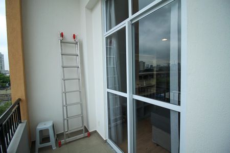 Varanda de kitnet/studio para alugar com 1 quarto, 24m² em Belenzinho, São Paulo