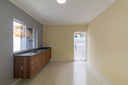 Sala/Cozinha de casa para alugar com 1 quarto, 40m² em Chácara Belenzinho, São Paulo