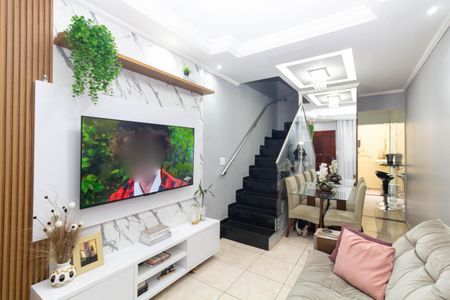 Sala de casa de condomínio à venda com 2 quartos, 70m² em Parada Xv de Novembro, São Paulo