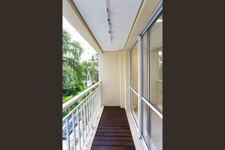 Varanda de kitnet/studio para alugar com 1 quarto, 34m² em Panamby, São Paulo