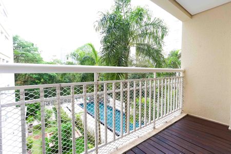 Varanda de kitnet/studio para alugar com 1 quarto, 34m² em Panamby, São Paulo