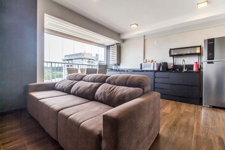 Sala de apartamento para alugar com 1 quarto, 45m² em Bethaville I, Barueri