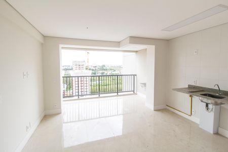 Sala/Cozinha de apartamento à venda com 2 quartos, 56m² em Aldeia, Barueri