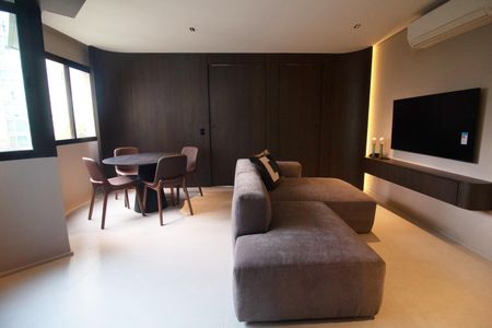 Sala de apartamento para alugar com 1 quarto, 50m² em Jardim Paulistano, São Paulo