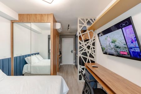 Studio de kitnet/studio para alugar com 1 quarto, 26m² em Jardim das Acácias, São Paulo