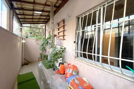 Varanda da Sala de apartamento à venda com 3 quartos, 86m² em Pompéia, Belo Horizonte