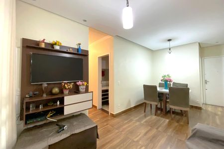 Sala de apartamento à venda com 3 quartos, 86m² em Pompéia, Belo Horizonte