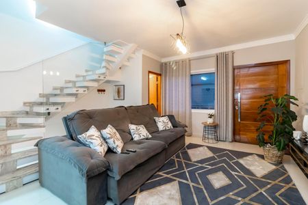 Sala de Estar de casa de condomínio à venda com 3 quartos, 180m² em Santana, São Paulo