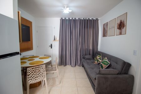 Sala de apartamento para alugar com 2 quartos, 47m² em Centro, Votorantim