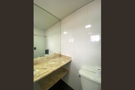 Banheiro Social de apartamento para alugar com 1 quarto, 30m² em Brooklin Novo, São Paulo