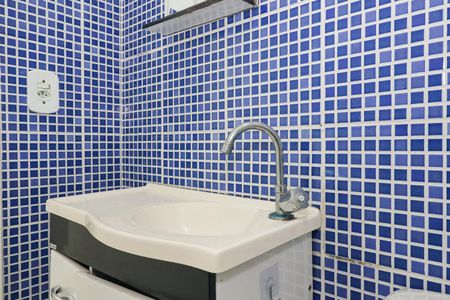 Banheiro Social de kitnet/studio para alugar com 1 quarto, 40m² em Outeiro de Passárgada, Cotia