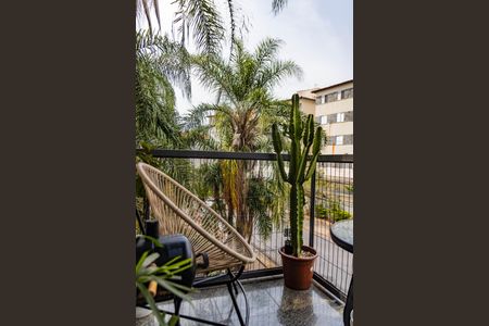 Varanda da Sala de apartamento à venda com 3 quartos, 142m² em Estoril, Belo Horizonte