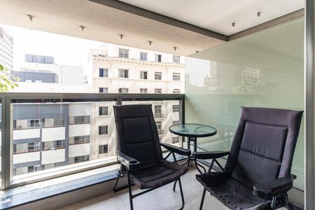 Varanda do Studio de casa à venda com 1 quarto, 28m² em Santa Ifigênia, São Paulo