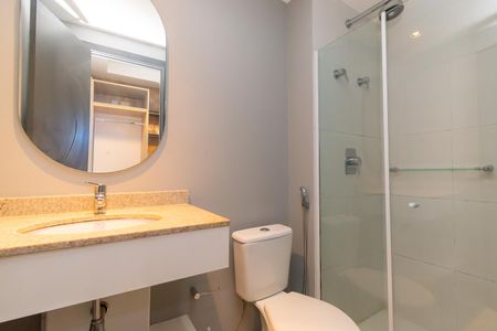 Banheiro de kitnet/studio à venda com 1 quarto, 22m² em Sé, São Paulo