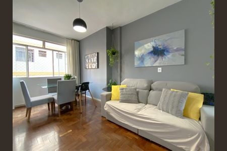 Sala de apartamento à venda com 2 quartos, 90m² em Santa Lúcia, Belo Horizonte
