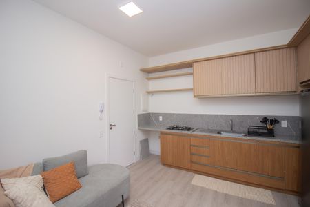 Sala e Cozinha de apartamento para alugar com 1 quarto, 31m² em Beatriz, Contagem