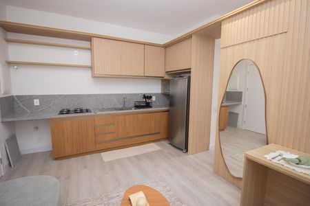 Sala e Cozinha de apartamento para alugar com 1 quarto, 31m² em Beatriz, Contagem