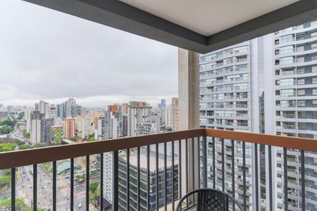 Varanda de kitnet/studio à venda com 1 quarto, 28m² em Brooklin, São Paulo