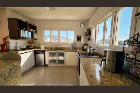 Cozinha de casa de condomínio à venda com 5 quartos, 430m² em Jardim Samambaia, Jundiaí