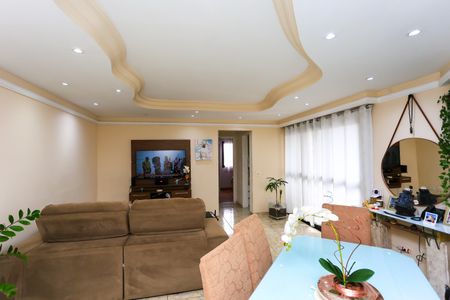 Sala de apartamento à venda com 2 quartos, 68m² em Parque Taboao, Taboão da Serra