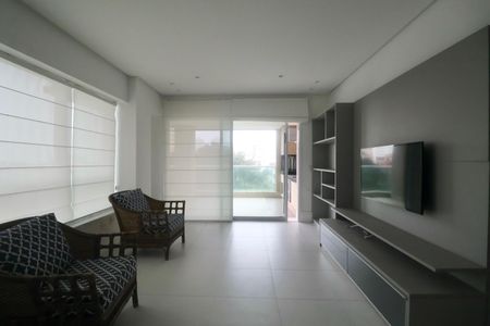 Sala de apartamento para alugar com 3 quartos, 174m² em Jardim Virginia, Guarujá