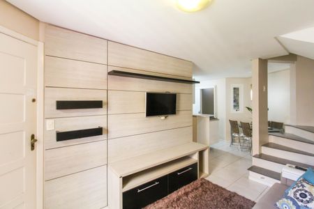 Sala de casa de condomínio à venda com 2 quartos, 78m² em Nossa Senhora das Gracas, Canoas