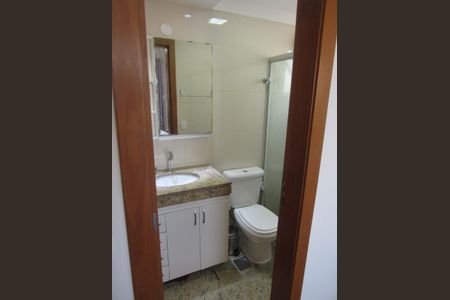 Banheiro da Suíte de apartamento à venda com 3 quartos, 158m² em Ana Lúcia, Belo Horizonte