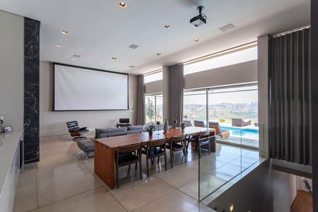 Sala 1 de casa de condomínio à venda com 4 quartos, 520m² em Vila Alpina, Nova Lima