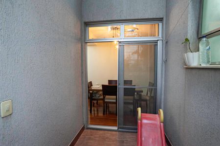 Varanda da sala de apartamento à venda com 3 quartos, 122m² em Engenho Nogueira, Belo Horizonte