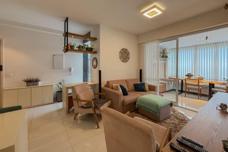 Sala de apartamento à venda com 3 quartos, 94m² em Caiçaras, Belo Horizonte